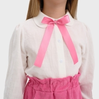 Рубашка детская KAFTAN, размер 36 (134-140 см), цвет белый