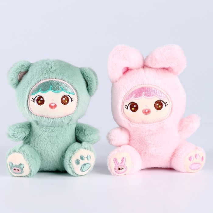 Мягкая игрушка &laquo;Кукла&raquo;, в костюме, 12 см, цвет МИКС