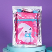 Подарочный набор для девочки «Зайчик», сумка,набор резинок,блокнот,тату Подарочный набор для девочки «Зайчик», сумка,набор резинок,блокнот,тату