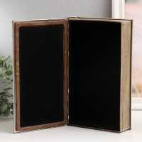 Шкатулка-книга металл, кожзам "Кованная стена" 26х16х5 см Шкатулка-книга металл, кожзам "Кованная стена" 26х16х5 см