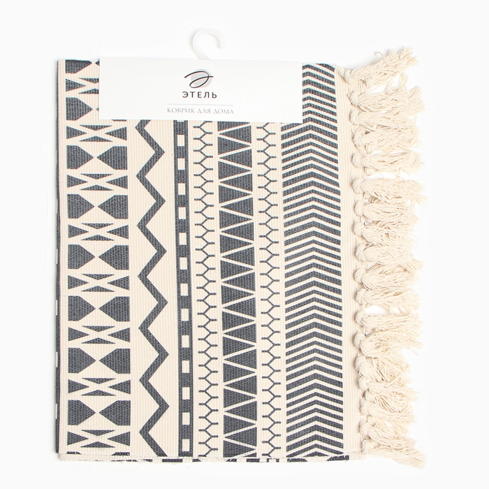 Ковер Этель &laquo;Этнический узор&raquo;, 60х180 см , 50% хл, 50% п/э