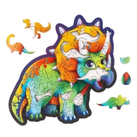 Пазл деревянный фигурный &laquo;Трицератопс&raquo;, 61 элементов