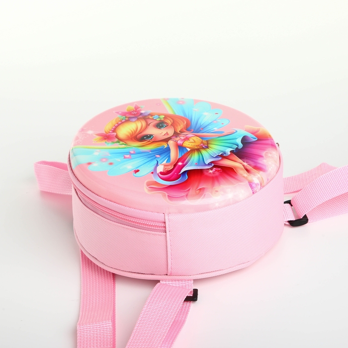 Рюкзак детский на молнии «Выбражулька», цвет розовый Рюкзак детский на молнии «Выбражулька», цвет розовый