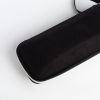 Футляр для очков на молнии, длина 17 см, цвет чёрный Футляр для очков на молнии, длина 17 см, цвет чёрный