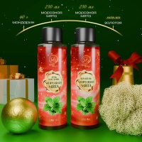 Новогодний подарочный набор косметики &laquo;Зимняя вьюга&raquo;, с ароматом мяты и корицы. Красная серия