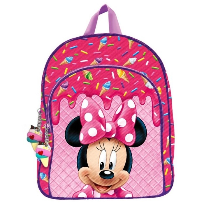 Рюкзак десткий текстильный с карманом 25*24*9см, Минни Маус Рюкзак десткий текстильный с карманом 25*24*9см, Минни Маус