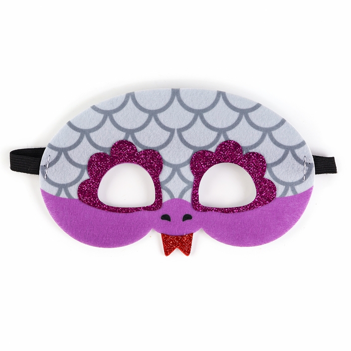 Карнавальный набор &laquo;Серебряная Змейка&raquo;: плащ длина 80 см, маска