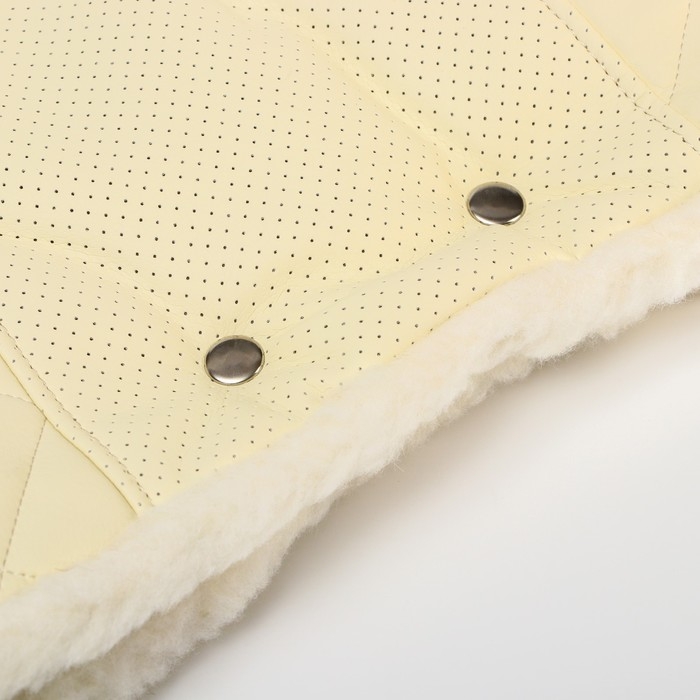 Муфта для коляски стеганная Elegante, цвет: молочный Муфта для коляски стеганная Elegante, цвет: молочный