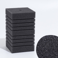 Губка прямоугольная для фильтра турбо № 14, 11 х 11 х 20 см, серая Губка прямоугольная для фильтра турбо № 14, 11 х 11 х 20 см, серая