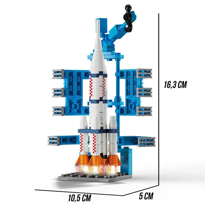 Конструктор &laquo;Космос. Ракетоноситель&raquo;, 120 деталей