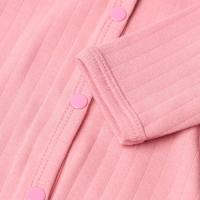 Боди с длинным рукавом, цвет розовый, рост 68 см