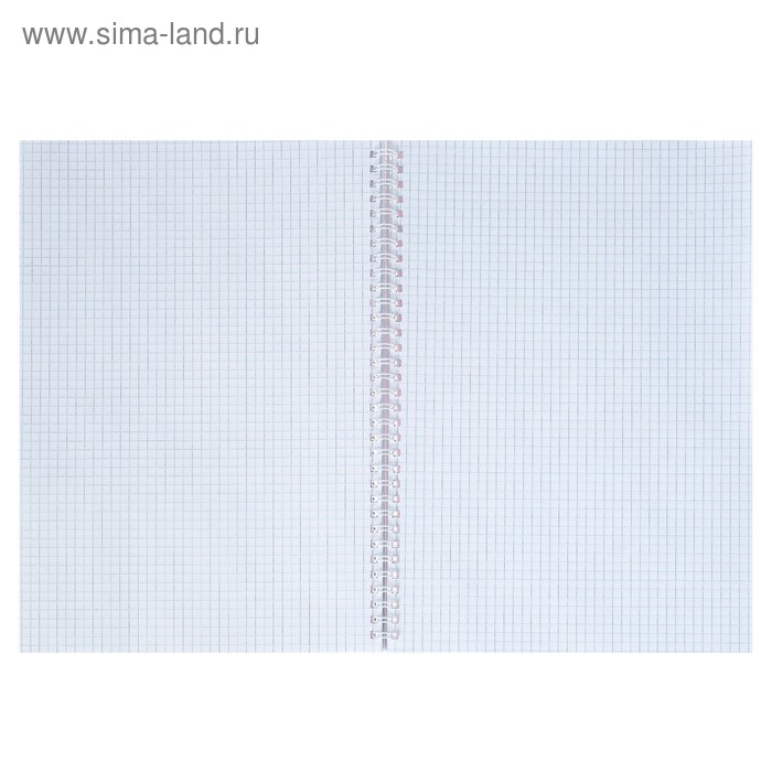 Тетрадь А4, 96 листов в клетку на гребне Тетрадь А4, 96 листов в клетку на гребне "Шотландка", обложка мелованный картон, глянцевая ламинация, МИКС