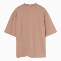 Футболка мужская из органического хлопка MINAKU REGULAR FIT: цвет бежевый, р-р 52