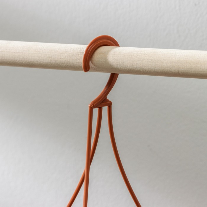 Кашпо уличное для цветов подвесное &laquo;Джулия&raquo;, 8 л, цвет коричневый