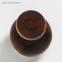 Бокал для вина из натурального кедра Mаgistrо, 16,5&times;7 см, цвет шоколадный