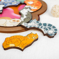 Зоопазл «Кошки» 14 деталей Зоопазл «Кошки» 14 деталей