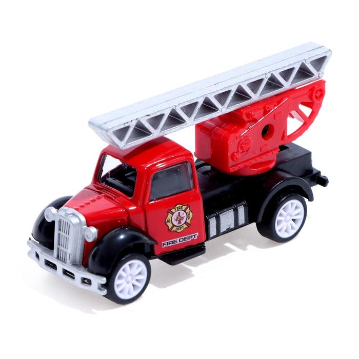 Грузовик металлический &laquo;Пожарная служба&raquo;, инерция, МИКС