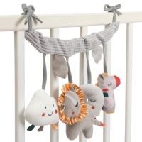 Растяжка на кроватку/коляску &laquo;Леон&raquo;, с погрем, пищалкой, Крошка Я