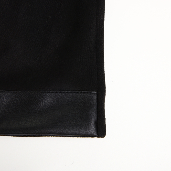 Перчатки женские, безразмерные, без утеплителя, цвет чёрный