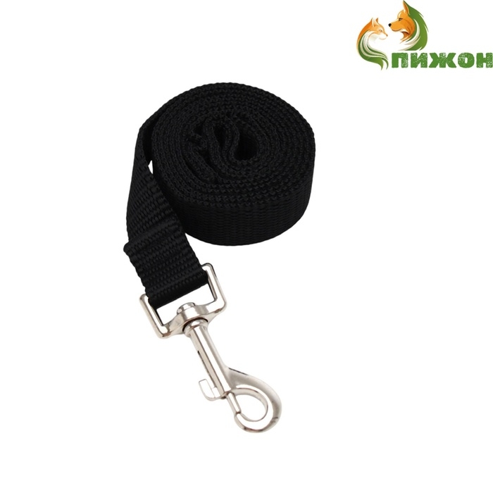 Поводок 1,2 м х 1,5 см, чёрный Поводок 1,2 м х 1,5 см, чёрный