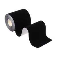 Кинезио - тейп, 7,5 см × 5 м, цвет чёрный Кинезио - тейп, 7,5 см × 5 м, цвет чёрный