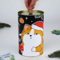 Копилка новогодняя подарок &laquo;Новый год: Деньги зло&raquo;, XXL, 20 х 12,5 см