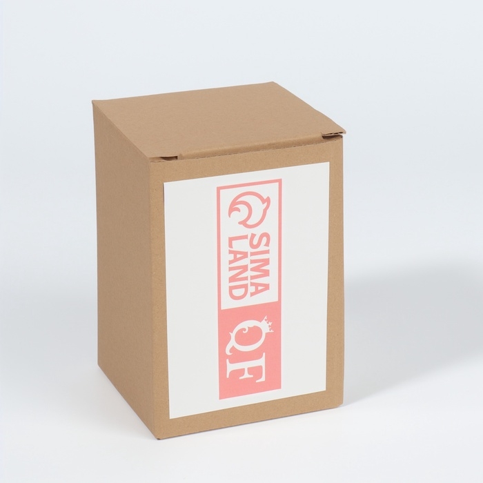 Органайзер для для ватных палочек, с крышкой, d = 6,7 &times; 10,5 см, в коробке, цвет розовый