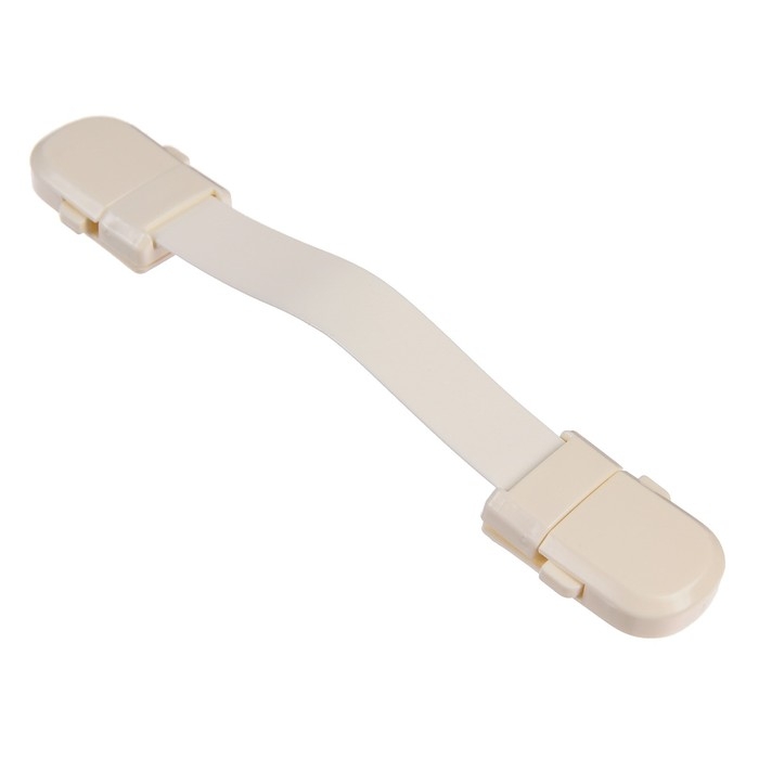 Блокиратор для дверей и ящиков, универсальный, гибкий, 20,5 см, цвет белый, Крошка Я