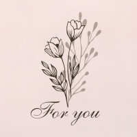 Пакет подарочный ламинированный под две бутылки"For you", 35 х 20 х 9 см Пакет подарочный ламинированный под две бутылки"For you", 35 х 20 х 9 см