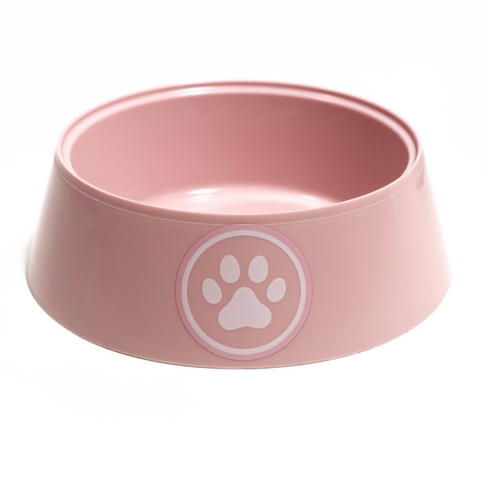 Миска для кошек Миска для кошек "Лекси" 0,3 л, 14,5 x 14,5 x 4 см, розовая