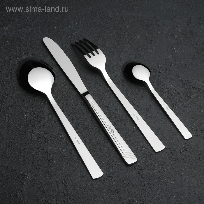 Набор столовый «Аппетит», 48 предметов, толщина 2 мм, декоративная коробка Набор столовый «Аппетит», 48 предметов, толщина 2 мм, декоративная коробка