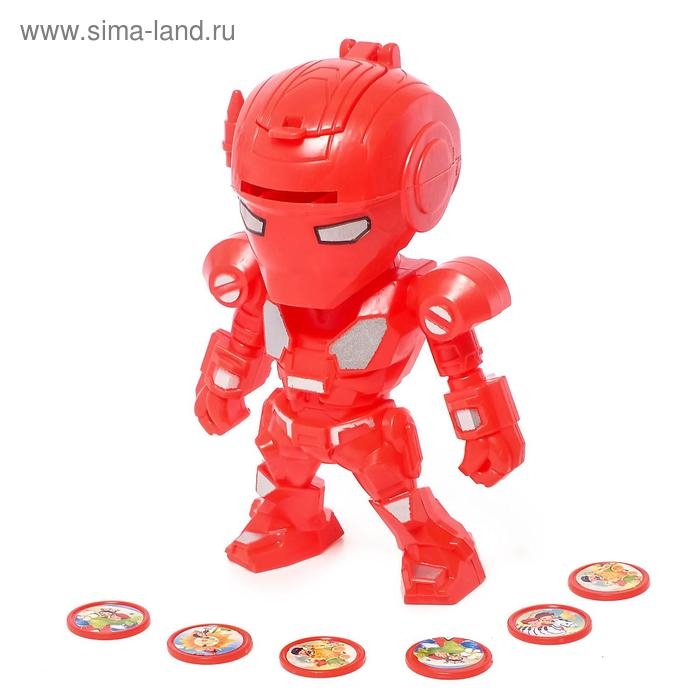 Робот &laquo;Стрелок&raquo; стреляет дисками, цвета МИКС