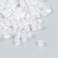 Бисер стекло 6/0 "Кубик. Прозрачный перламутр" 10 гр Бисер стекло 6/0 "Кубик. Прозрачный перламутр" 10 гр