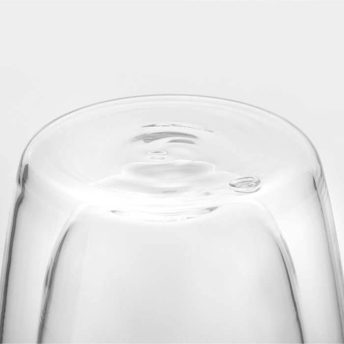 Стакан стеклянный с двойными стенками Magistro «Поль», 600 мл, 8,5×20 см Стакан стеклянный с двойными стенками Magistro «Поль», 600 мл, 8,5×20 см