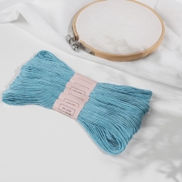 Набор ниток мулине №807, 8 &plusmn; 1 м, 6 шт, цвет грязно-голубой