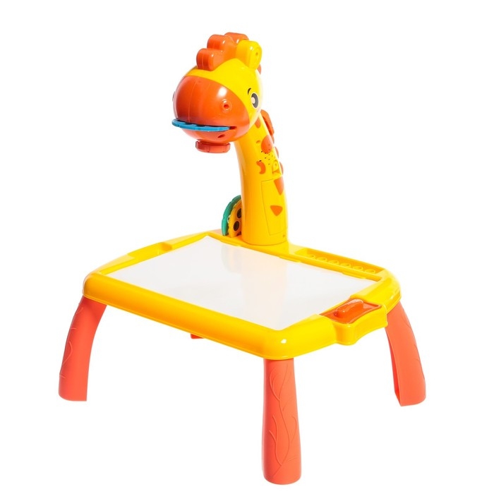 Проектор-столик &laquo;Жирафик&raquo;, свет, звук, цвета МИКС