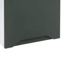 Шкаф навесной 400 Хельга, 400х300х720, Белый/Олива софт МДФ Шкаф навесной 400 Хельга, 400х300х720, Белый/Олива софт МДФ