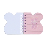 Записная книжка подарочная на гребне 80л,линия, цветной блок,обложка ПВХ 3D Зайка(10х10,5см) 10539 Записная книжка подарочная на гребне 80л,линия, цветной блок,обложка ПВХ 3D Зайка(10х10,5см) 10539