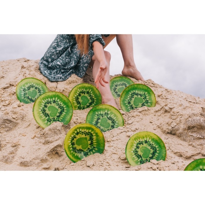 Салатник стеклянный Доляна &laquo;Киви&raquo;, 720 мл, 18,5&times;5 см, цвет зелёный