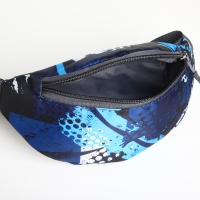 Сумка поясная детская на молнии, цвет синий Сумка поясная детская на молнии, цвет синий