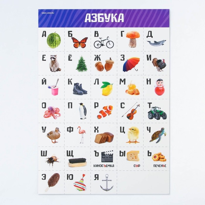 Набор обучающих плакатов «Изучаем мир», 10 в 1, А4 Набор обучающих плакатов «Изучаем мир», 10 в 1, А4