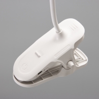 Светильник на прищепке с подставкой под телефон "Грань" 5Вт LED USB 2700-6500К белый Светильник на прищепке с подставкой под телефон "Грань" 5Вт LED USB 2700-6500К белый