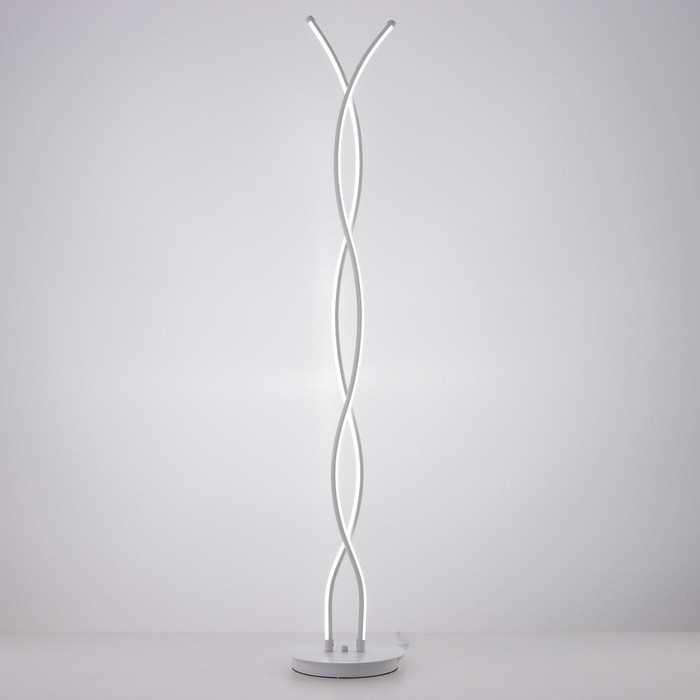 Торшер 19114/2WT  LED 24Вт 6000К  белый 25х25х145 см