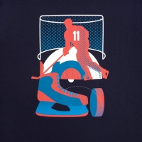 Футболка President Спорт.Хоккей, XL, синий, 100% хлопок, кул.гладь 150 г/м2 Футболка President Спорт.Хоккей, XL, синий, 100% хлопок, кул.гладь 150 г/м2