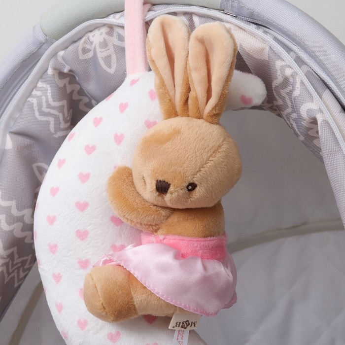 Подвеска музыкальная «Зайка на луне», заводная, на кроватку, коляску, Mum&Baby Подвеска музыкальная «Зайка на луне», заводная, на кроватку, коляску, Mum&Baby