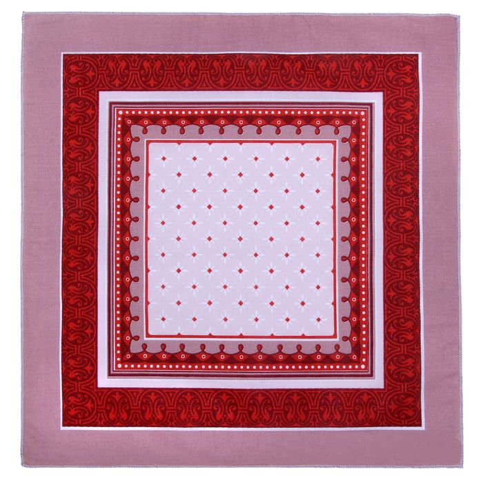 Мужские носовые платки Мужские носовые платки "Этель" размер 30х30 см, (набор 12 шт,) цвет коричневый, рисунок МИКС