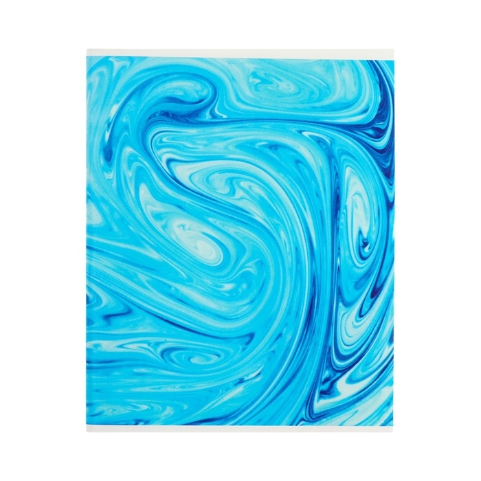 Тетрадь 96 листов в клетку Calligrata Тетрадь 96 листов в клетку Calligrata "Мрамор синий", обложка мелованный картон, глянцевая ламинация, блок офсет МИКС