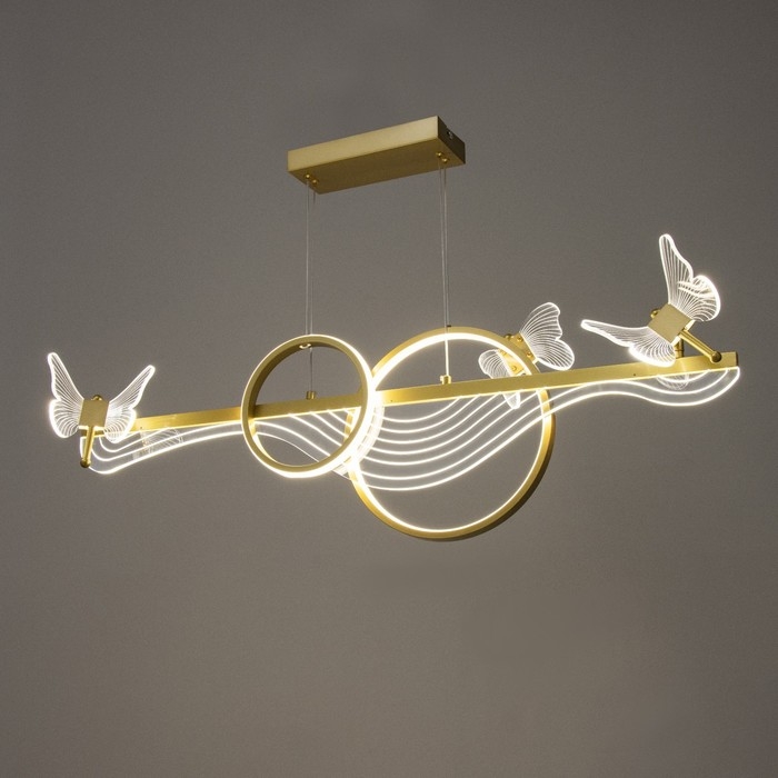 Светильник Светильник "Фьюжн" LED 110Вт 3000-6000К золото 100х12х28см