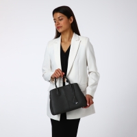 Сумка женская на молнии TEXTURA, средний размер, цвет тёмно-серый Сумка женская на молнии TEXTURA, средний размер, цвет тёмно-серый