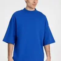 Футболка оверсайз унисекс T9, синяя, размер M/L Футболка оверсайз унисекс T9, синяя, размер M/L